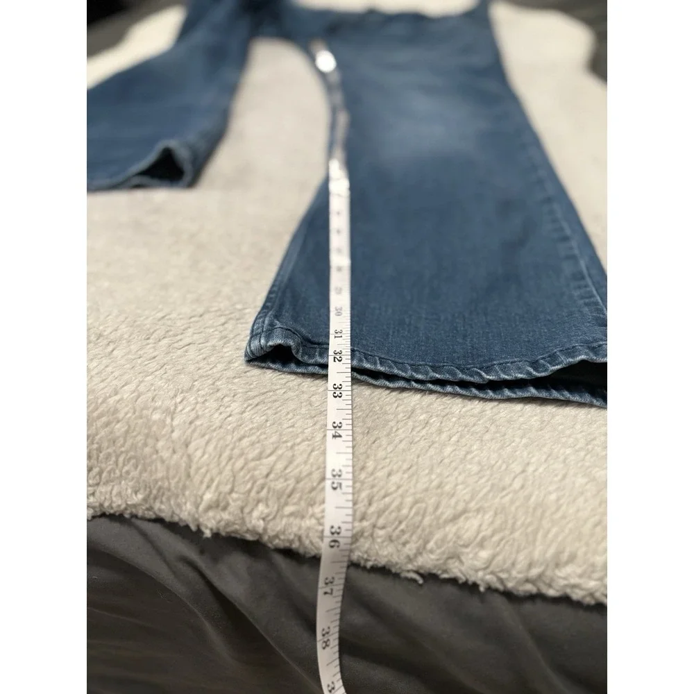 Levi's 569 Mens 36x34 Act (36x32) Loose Straight Blue Denim Jeans Pants Stretch‎